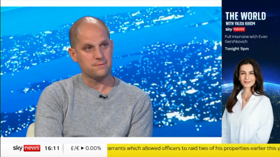Still from Sky News at 11:00