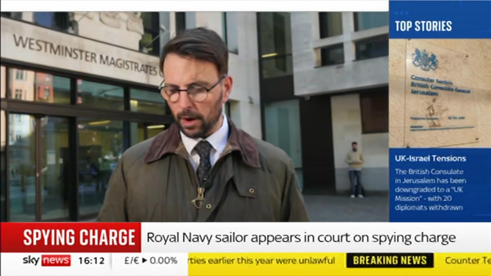 Still from Sky News at 12:00