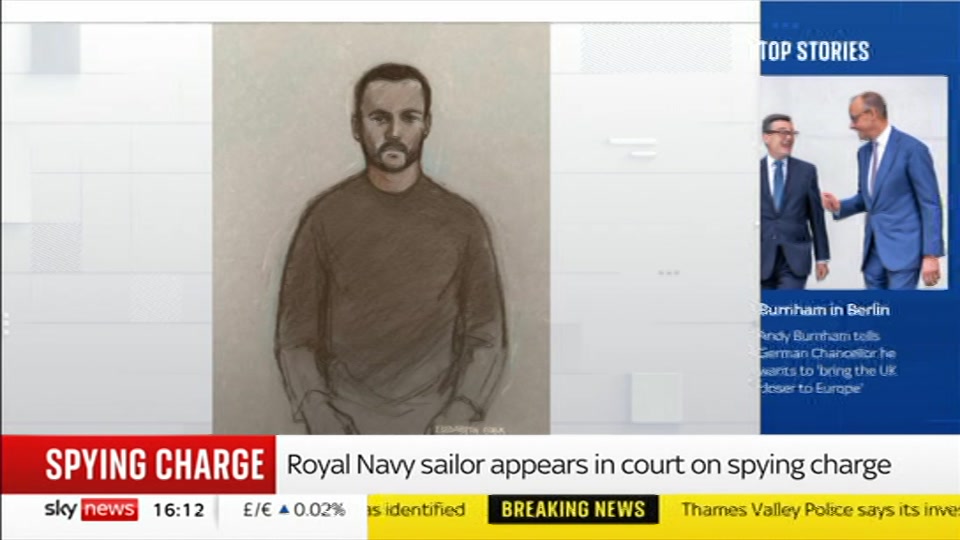 Broadcast still at 12m 30s. Sky News, Sky News Today with Jayne Secker, 8 October 2026.