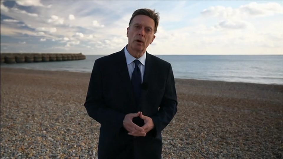 Broadcast still at 10m. BBC One, BBC News, 8 October 2026.