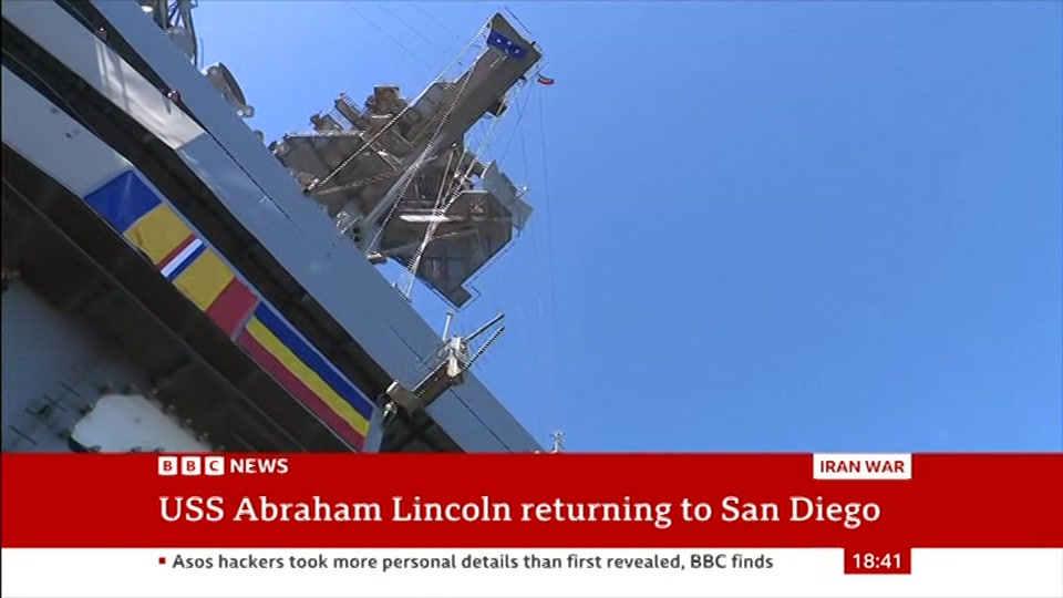 Still from BBC News at 11:00
