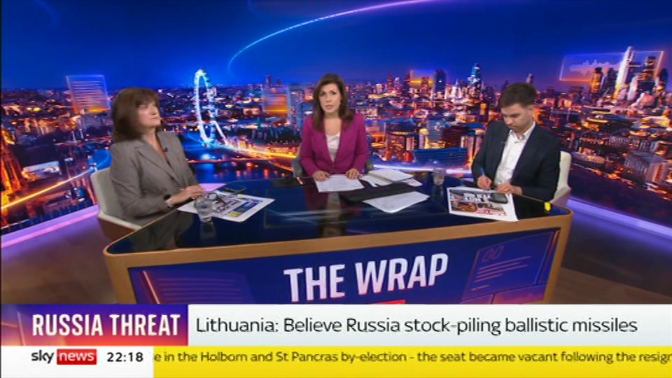 Still from Sky News at 18:30