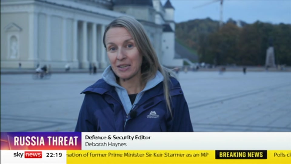 Still from Sky News at 19:00