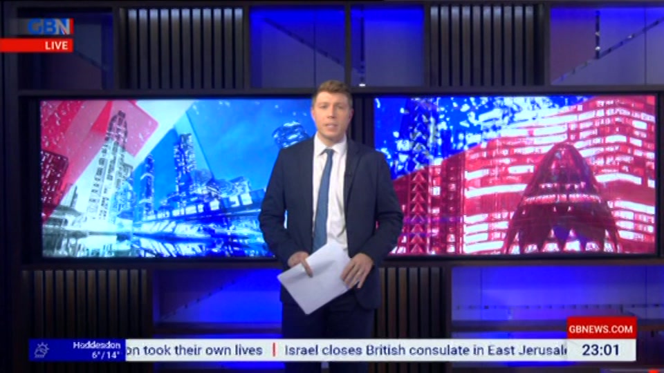 Still from GB News at 1:00