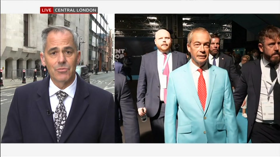 Broadcast still at 9m. BBC One, BBC News at One including..., 9 October 2026.