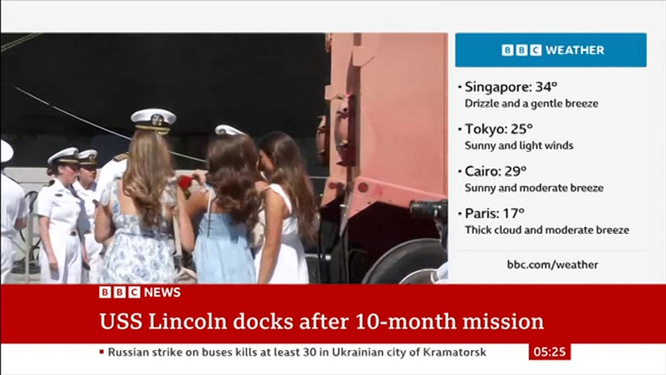 Still from BBC News at 25:00