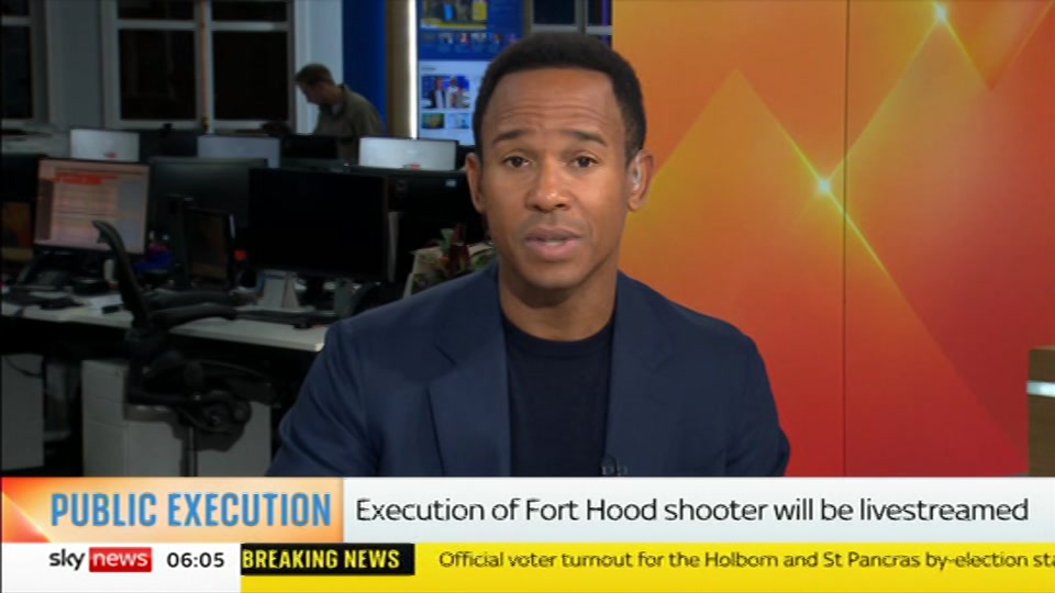 Still from Sky News at 5:30