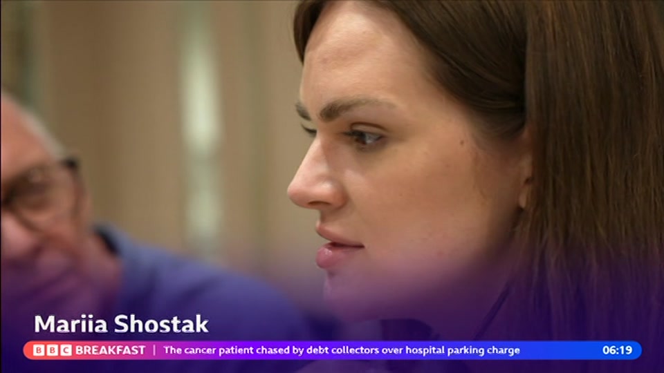 Still from BBC News at 19:30