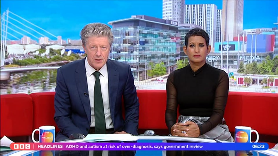 Still from BBC News at 23:00