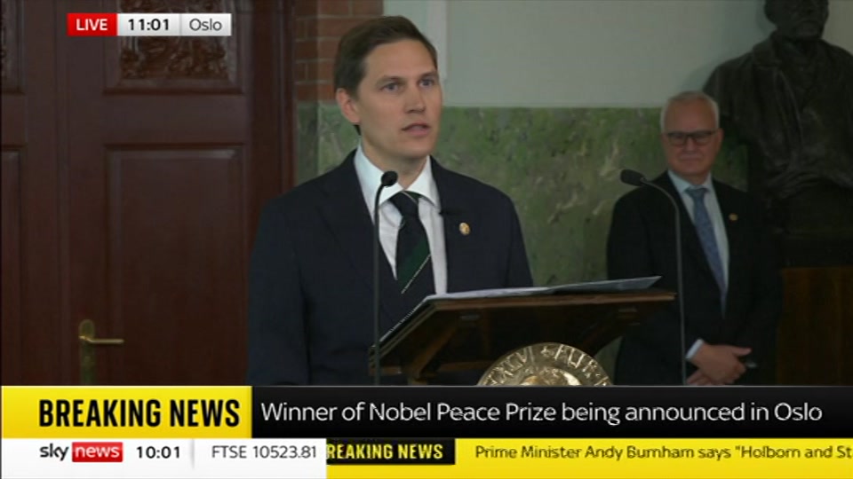 Still from Sky News at 1:00
