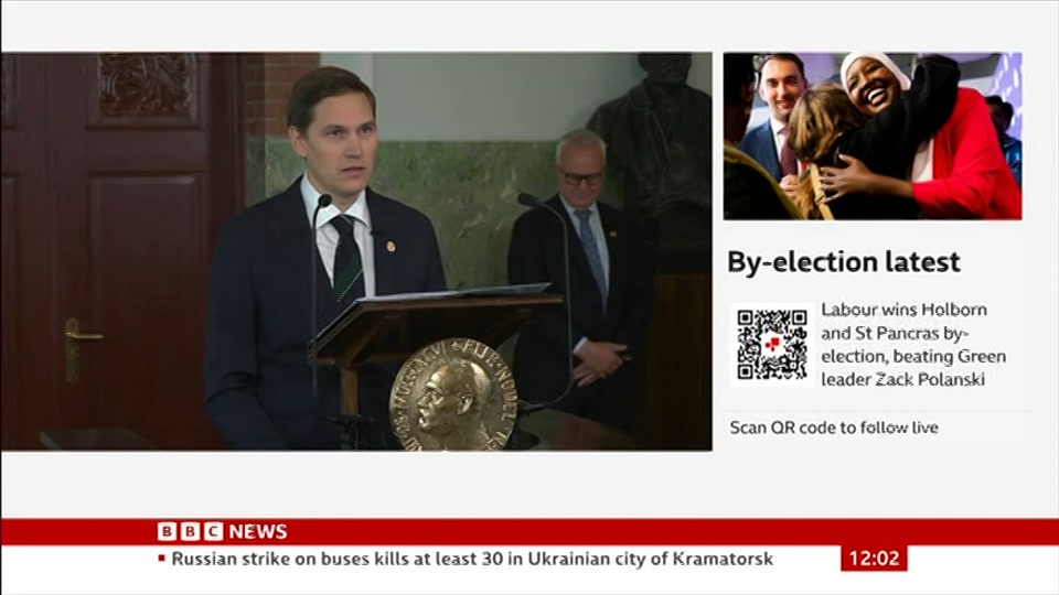 Still from BBC News at 2:00