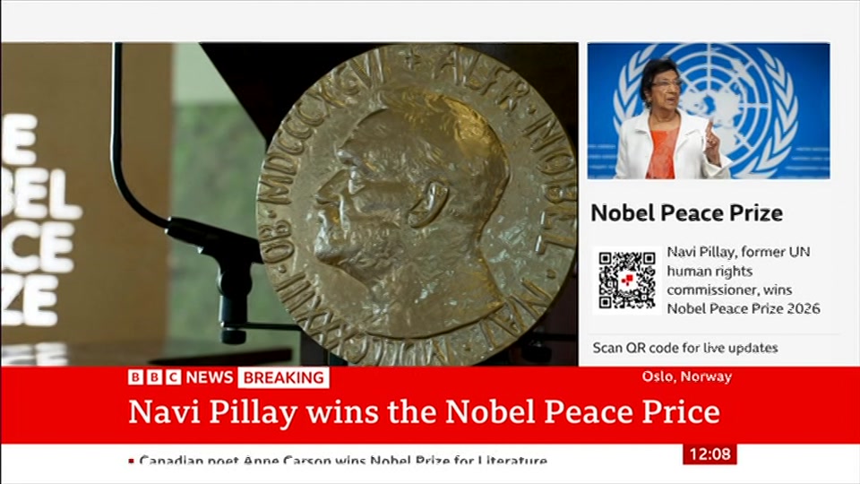 Still from BBC News at 8:00