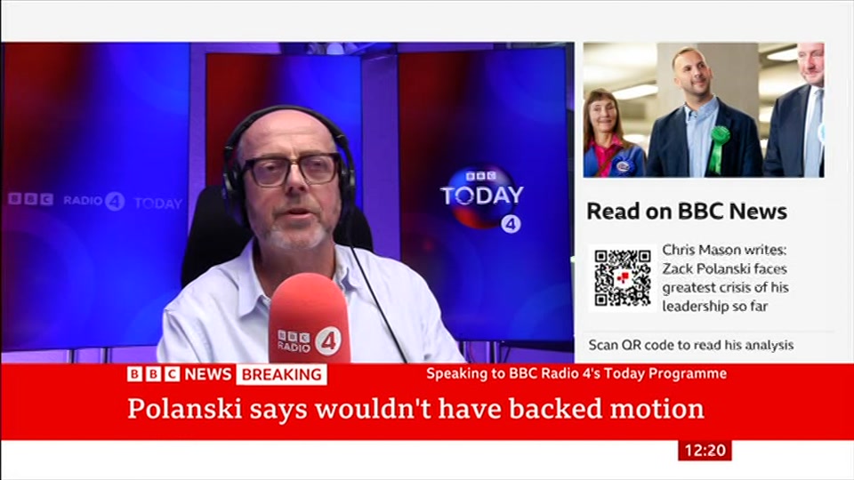 Still from BBC News at 20:00