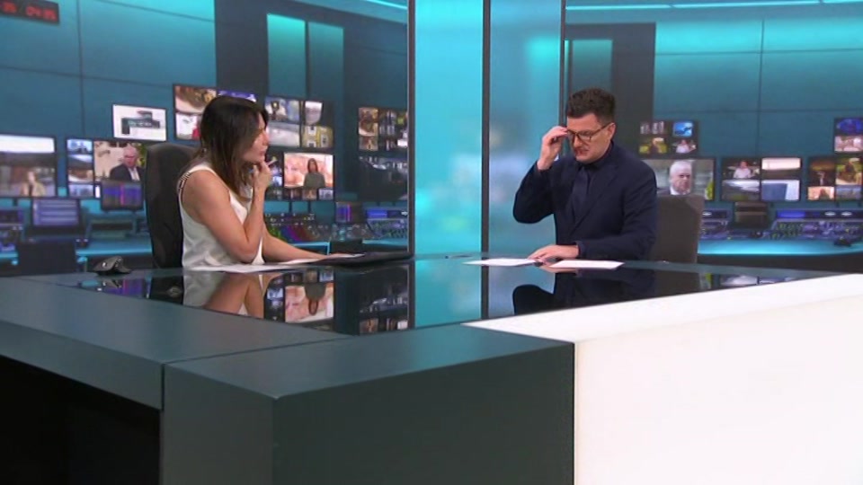 Broadcast still at 5m 30s. ITV, ITV Lunchtime News, 9 October 2026.