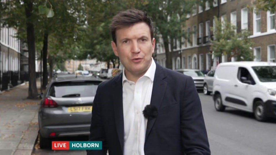 Broadcast still at 7m 30s. ITV, ITV Lunchtime News, 9 October 2026.