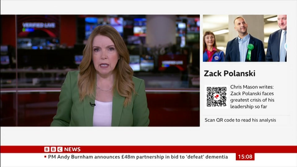 Still from BBC News at 8:00