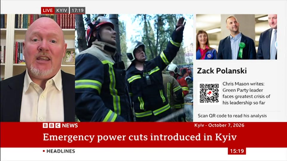 Still from BBC News at 19:30