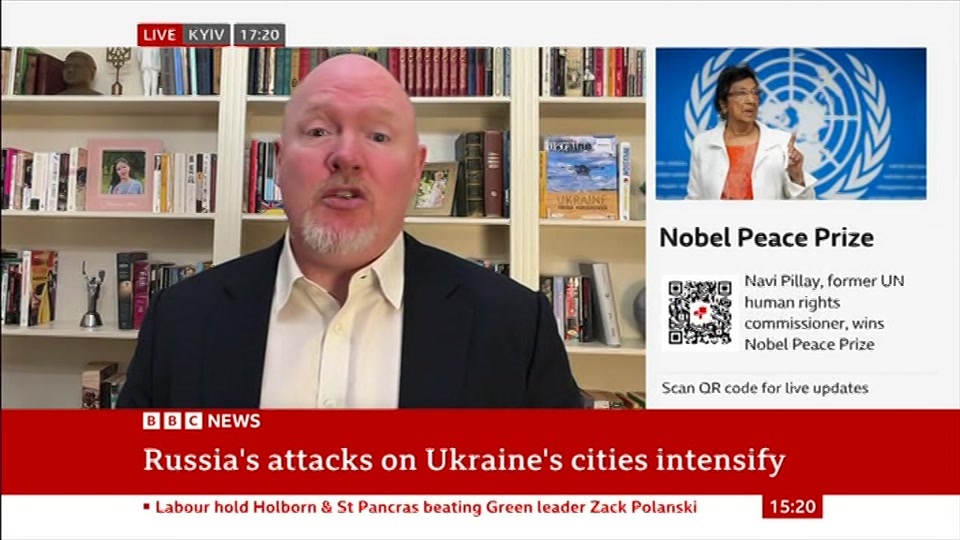 Still from BBC News at 20:30