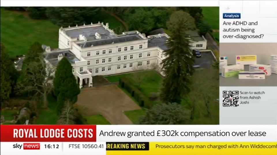 Broadcast still at 12m. Sky News, Sky News Today, 9 October 2026.