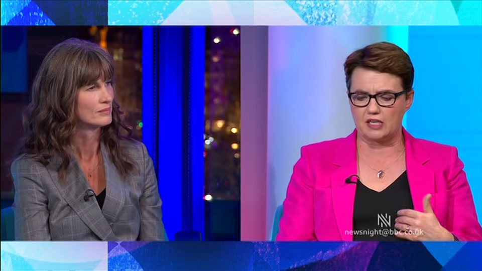 Broadcast still at 9m 30s. BBC Two, Newsnight, followed by Weather, 9 October 2026.