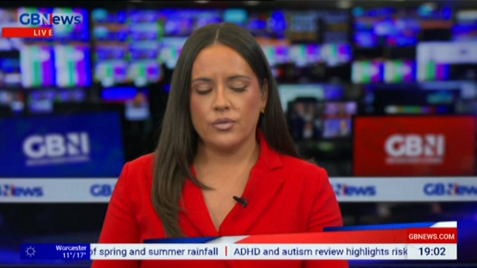 Still from GB News at 2:00