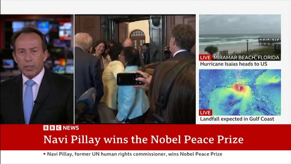 Still from BBC News at 17:30