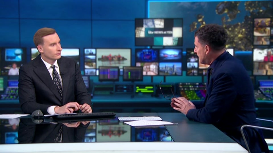 Broadcast still at 14m 30s. ITV, ITV News at Ten, 9 October 2026.