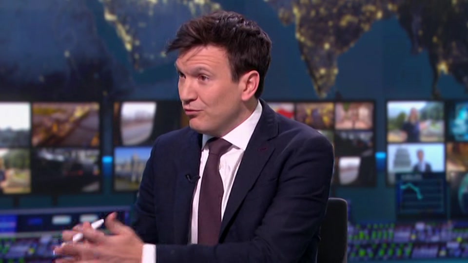 Broadcast still at 19m 30s. ITV, ITV News at Ten, 9 October 2026.