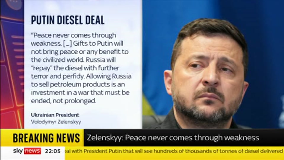 Still from Sky News at 5:00