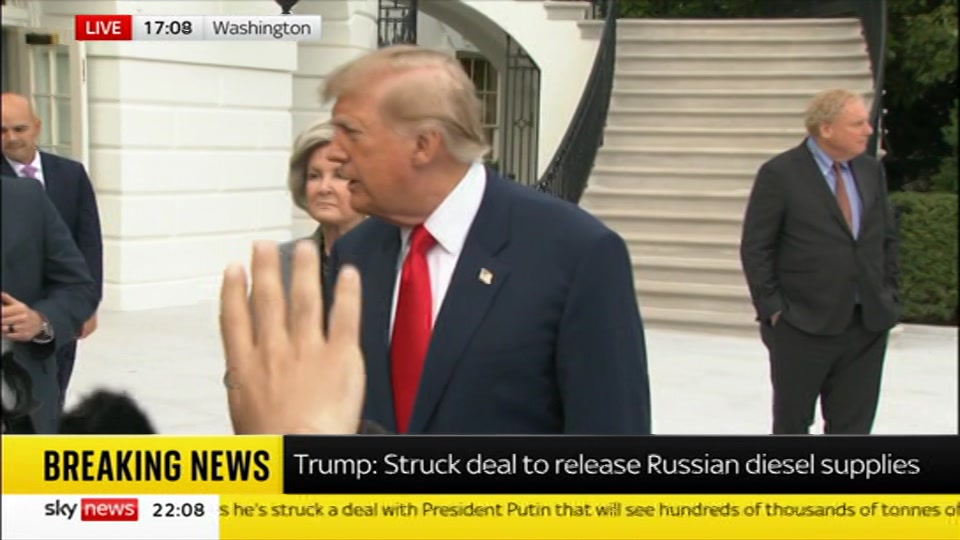 Still from Sky News at 8:00