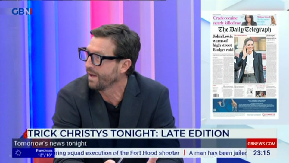 Still from GB News at 15:30