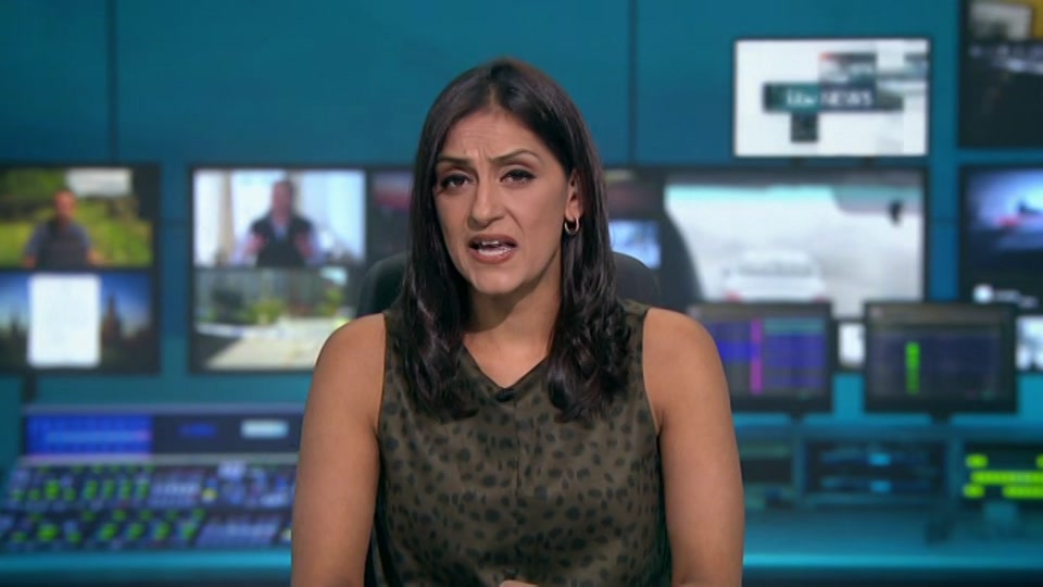 Broadcast still at 2m 30s. ITV, ITV News, 10 October 2026.