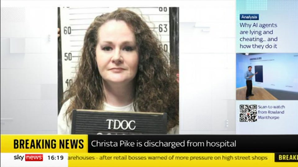 Still from Sky News at 19:30