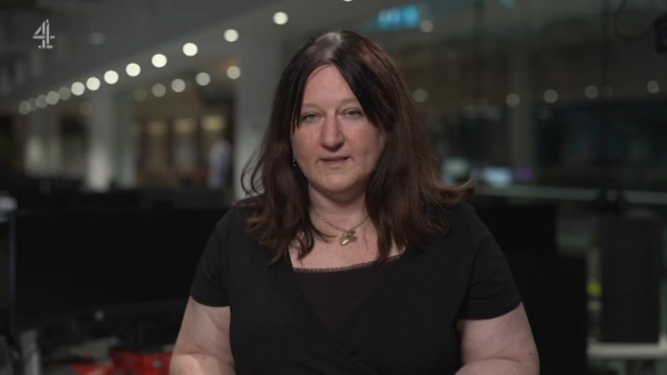 Broadcast still at 19m. Channel 4, Channel 4 News, 10 October 2026.