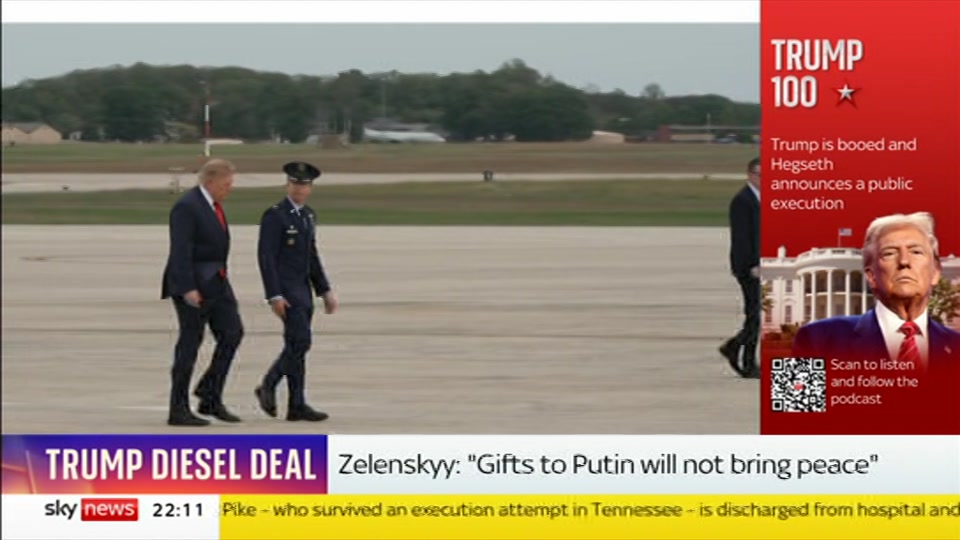 Broadcast still at 11m. Sky News, The Wrap With Gillian Joseph, 10 October 2026.