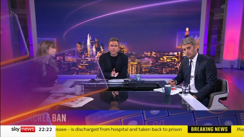 Still from Sky News at 22:30
