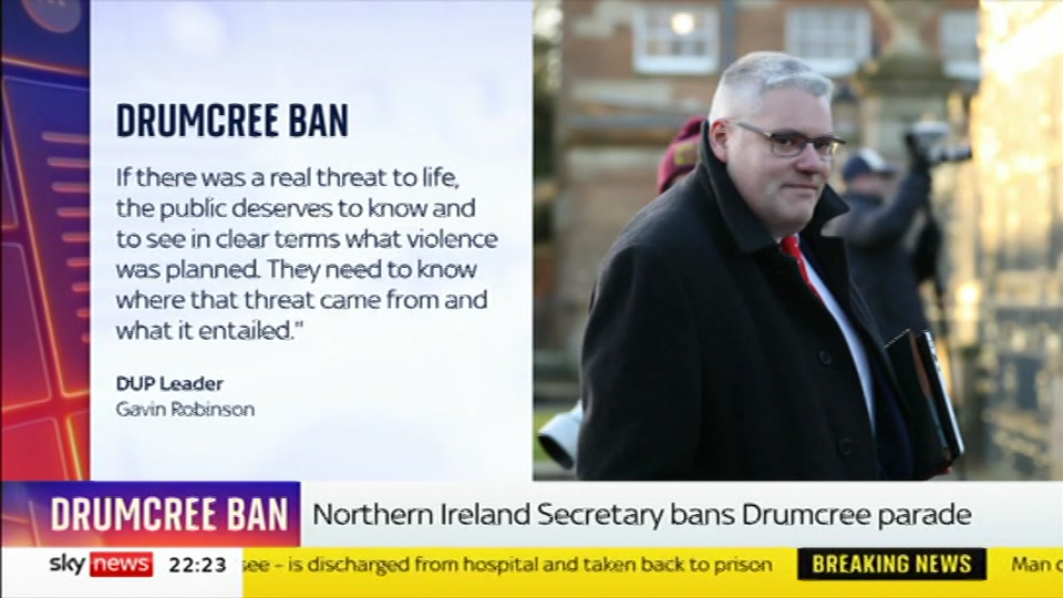 Still from Sky News at 23:00