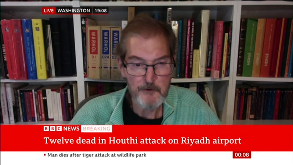 Still from BBC News at 8:30