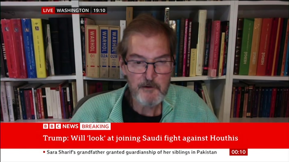 Still from BBC News at 10:00