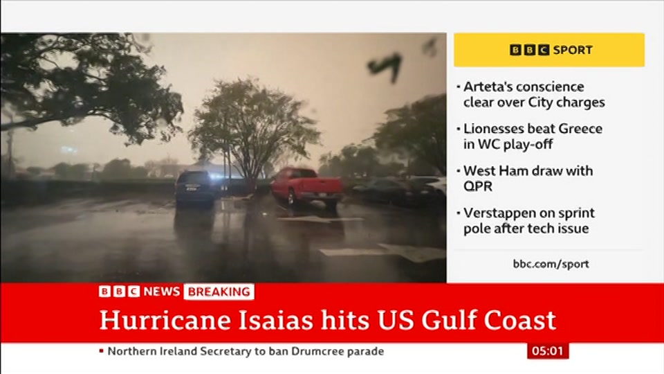 Still from BBC News at 1:00