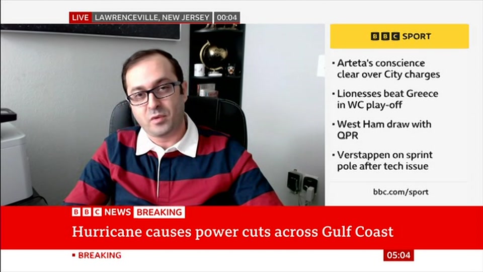 Broadcast still at 4m. BBC News, 10 October 2026.