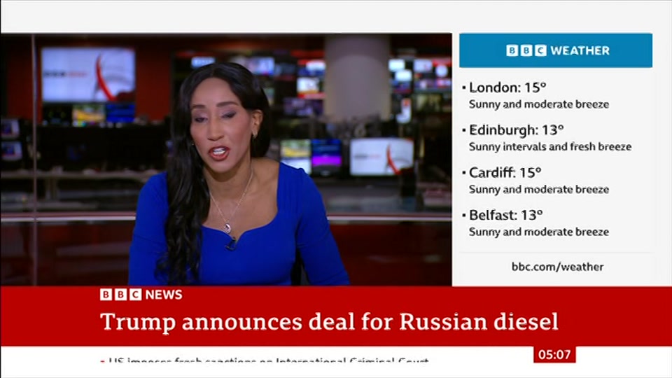 Still from BBC News at 7:00