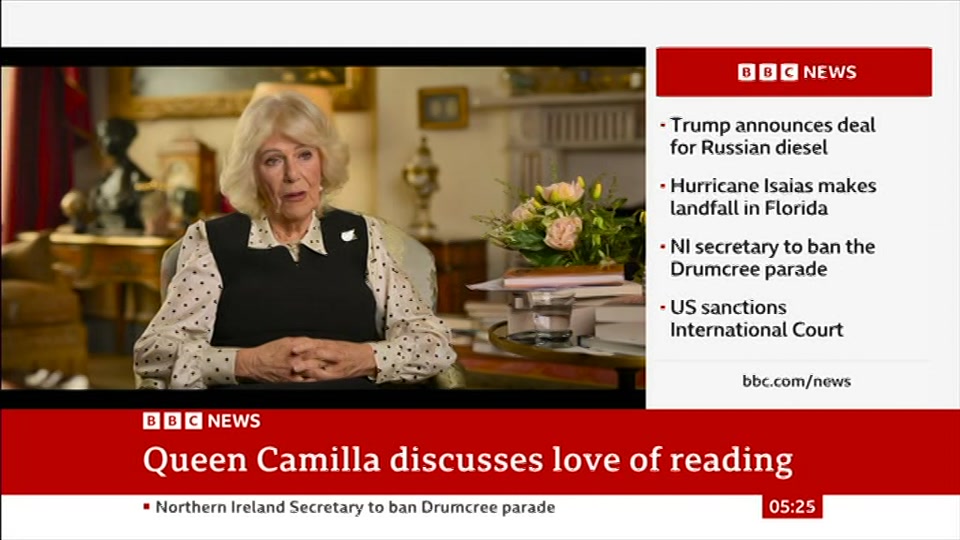 Still from BBC News at 25:00