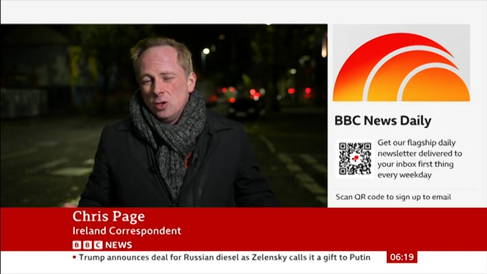 Still from BBC News at 19:00