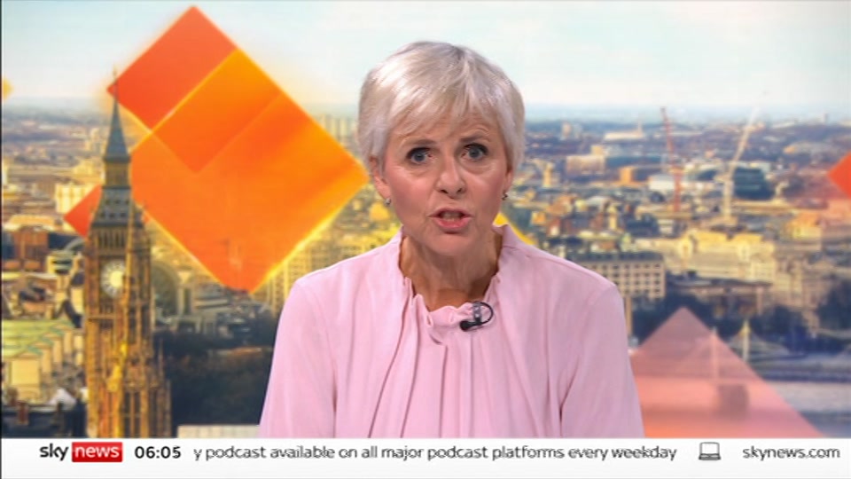 Still from Sky News at 5:00