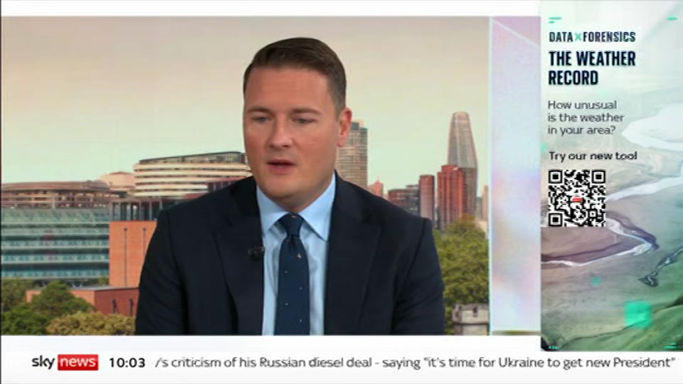 Still from Sky News at 3:00