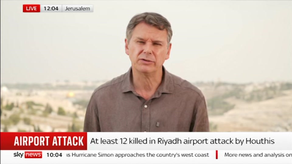 Broadcast still at 4m 30s. Sky News, Sky News Today With Matt Barbet, 11 October 2026.