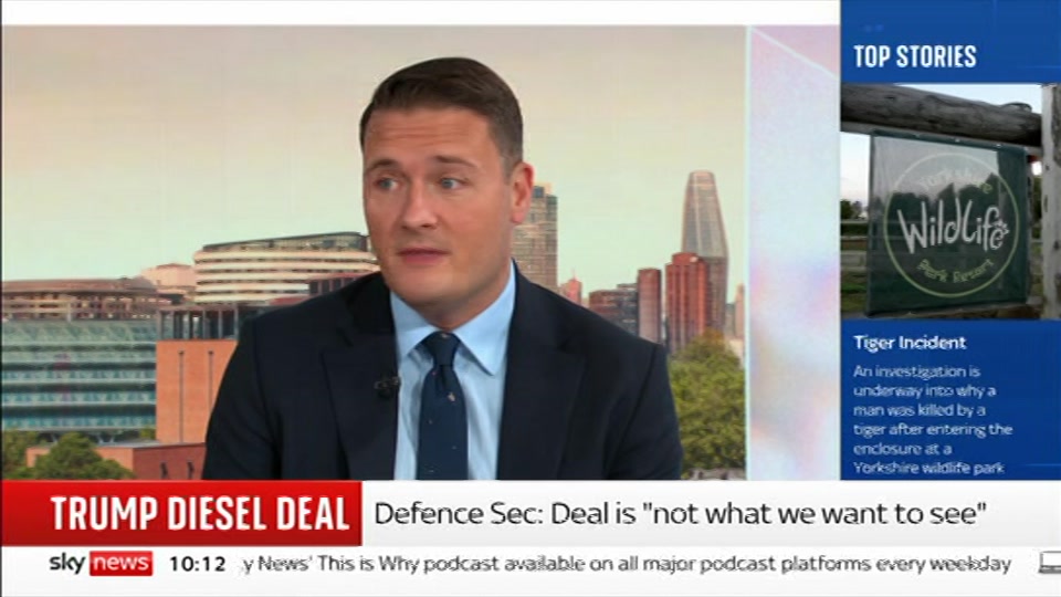 Still from Sky News at 12:30