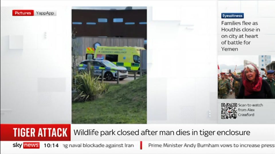 Broadcast still at 14m 30s. Sky News, Sky News Today With Matt Barbet, 11 October 2026.