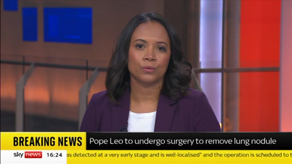 Still from Sky News at 24:00